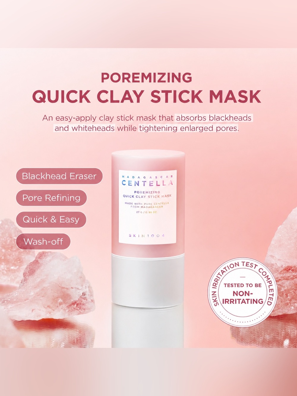 SKIN1004 Madagascar Centella Poremizing Quick Clay Stick Mask 27g NEW - Picture 2 of 8
